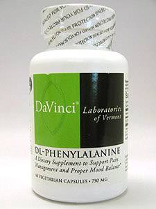 Davinci Labs, DL-PHENYLALANINE 750 MG 60 VEGCAP