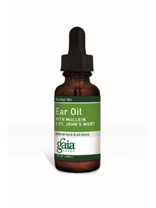 Gaia Herbs, EAR OIL W/MULLEIN & ST. JOHN'S WORT 1 OZ