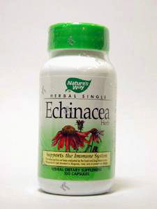 Nature's Way, ECHINACEA PURPUREA HERB 400 MG 100 CAPS