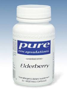 Pure Encapsulations, ELDERBERRY 500 MG 60 VCAPS