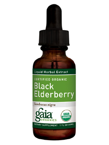 Gaia Herbs, BLACK ELDERBERRY 1 OZ