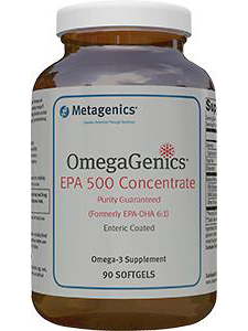 Metagenics, OMEGAGENICS EPA 500 CONCENTRATE 90 GELS