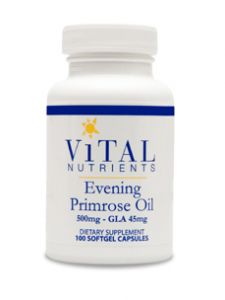 Vital Nutrients, EVENING PRIMROSE OIL 500 MG 100 GELS