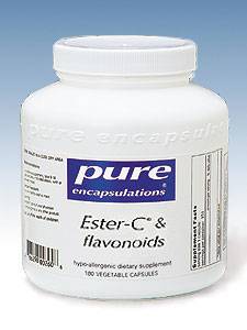 Pure Encapsulations, ESTER-C & FLAVONOIDS 180 VCAPS