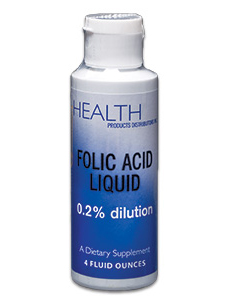 Health Products Distributors, FOLIC ACID LIQUID 100 MCG 4 OZ