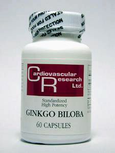 Ecological formula/Cardiovascular Research GINKGO BILOBA 120 MG 60 CAPS