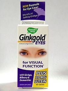 Nature's Way, GINKGOLD EYES 60 TABS