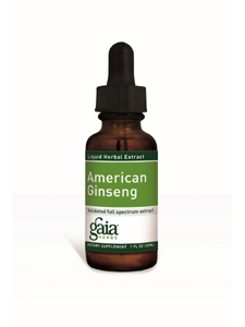 Gaia Herbs, GINSENG ROOT AMER 1 OZ