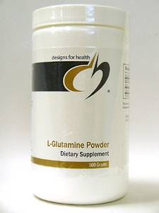 Designs for Health, L-GLUTAMINE POWDER 500 GMS