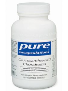 Pure Encapsulations, GLUCOSAMINE HCL CHONDROITIN 120 VCAPS