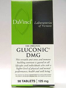 Davinci Labs, GLUCONIC® DMG 125 MG 90 TABS