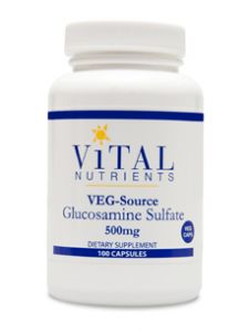 Vital Nutrients, GLUCOSAMINE SULFATE 500 MG 100 CAPS