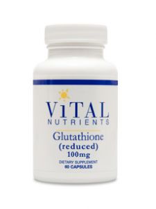 Vital Nutrients, GLUTATHIONE (REDUCED) 100 MG 60 CAPS