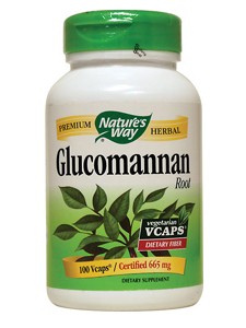 Nature's Way, GLUCOMANNAN 100 CAPS 665 MG