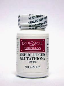 Ecological formula/Cardiovascular Research GSH-REDUCED GLUTATHIONE 150 MG 30 CAPS