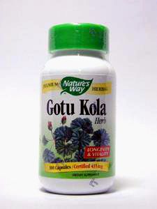 Nature's Way, GOTU KOLA 475 MG 100 CAPS