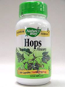 Nature's Way, HOPS FLOWERS 310 MG 100 CAPS