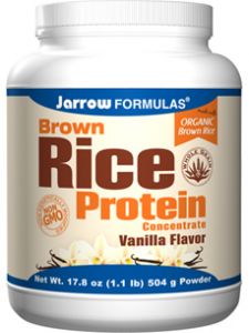 Jarrow Formulas, BROWN RICE PROTEIN CONC. VANILLA 17.8 OZ