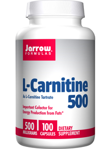 Jarrow Formulas, L-CARNITINE 500 MG 100 VCAPS