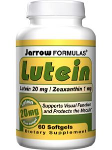 Jarrow Formulas, LUTEIN 20 MG 60 GELS