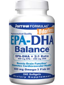 Jarrow Formulas, EPA-DHA BALANCE (ODORLESS) 240 SOFTGELS