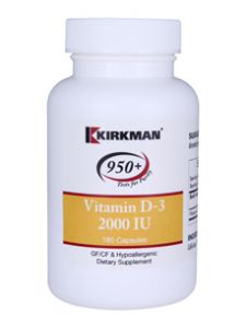 KirkmanLabs professional, VITAMIN D-3 2000 IU 180 CAPS