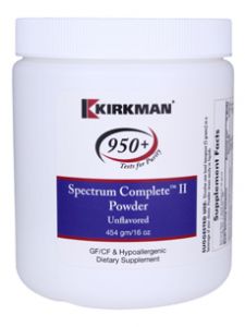 KirkmanLabs professional, SPECTRUM COMPLETE II UNFLAV POWDER 16 OZ