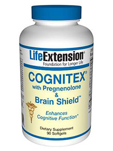 Life extension, COGNITEX W/PREGN & BRAIN SHIELD 90 GELS