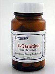 Metagenics, L-CARNITINE W/ CHROMIUM 30 TABS