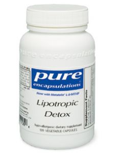 Pure Encapsulations, LIPOTROPIC DETOX 120 VCAPS