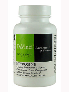 Davinci Labs, L-TYROSINE 500 MG 60 VCAPS