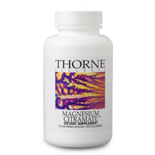 Thorne Magnesium Citramate 	90 Vegetarian Capsules