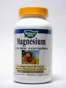 Nature's Way, MAGNESIUM CITRATE COMPLEX 100 CAPS