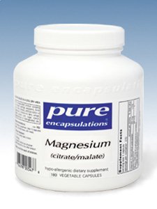 Pure Encapsulations, MAG (CITRATE/MALATE) 120 MG 180 VCAPS