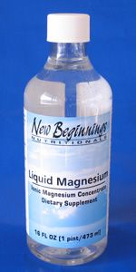 New Beginnings Liquid Magnesium - Ionic Liquid Concentrate (16 oz)