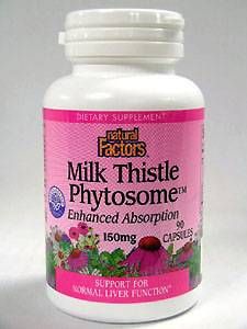 Natural Factors, MILK THISTLE PHYTOSOME 90 CAPS