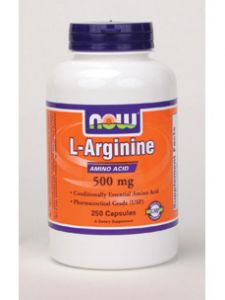 Now Foods, L-ARGININE 500 MG 250 CAPS