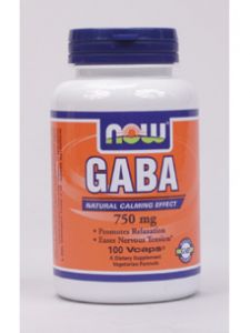 Now Foods, GABA 750 MG 100 VCAPS