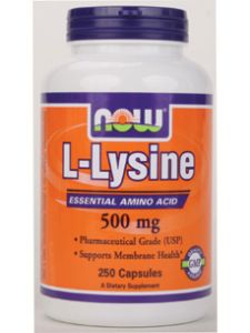 Now Foods, L-LYSINE 500 MG 250 CAPS