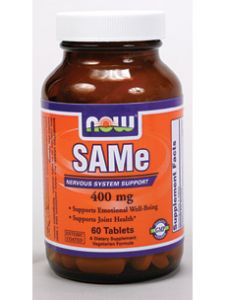 Now Foods, SAME 400 MG 60 TABS