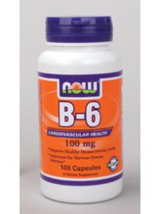 Now Foods, B-6 100 MG 100 CAPS