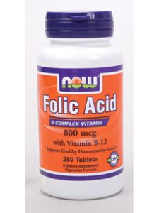 Now Foods, FOLIC ACID 800 MCG 250 TABS