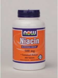 Now Foods, NIACIN 500 MG 250 TABS