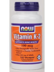 Now Foods, VITAMIN K-2 100 MCG 100 VCAPS