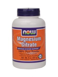 Now Foods, MAGNESIUM CITRATE POWDER 8 OZ