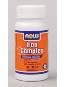 Now Foods, IRON COMPLEX 100 TABS