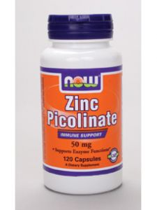 Now Foods, ZINC PICOLINATE 50 MG 120 CAPS