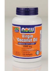 Now Foods, VIRGIN COCONUT OIL 1000 MG 120 SOFTGELS