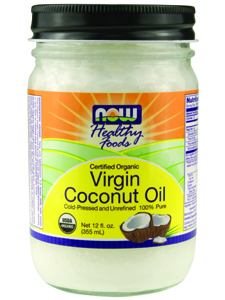 Now Foods, ORGANIC VIRGIN COCONUT OIL 12OZ