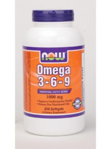 Now Foods, OMEGA 3-6-9 1000 MG 250 SOFTGELS